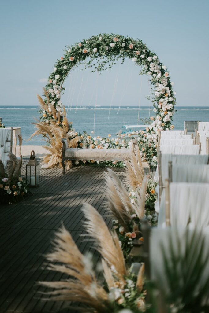 Full Circle Wedding Ceremony Arches