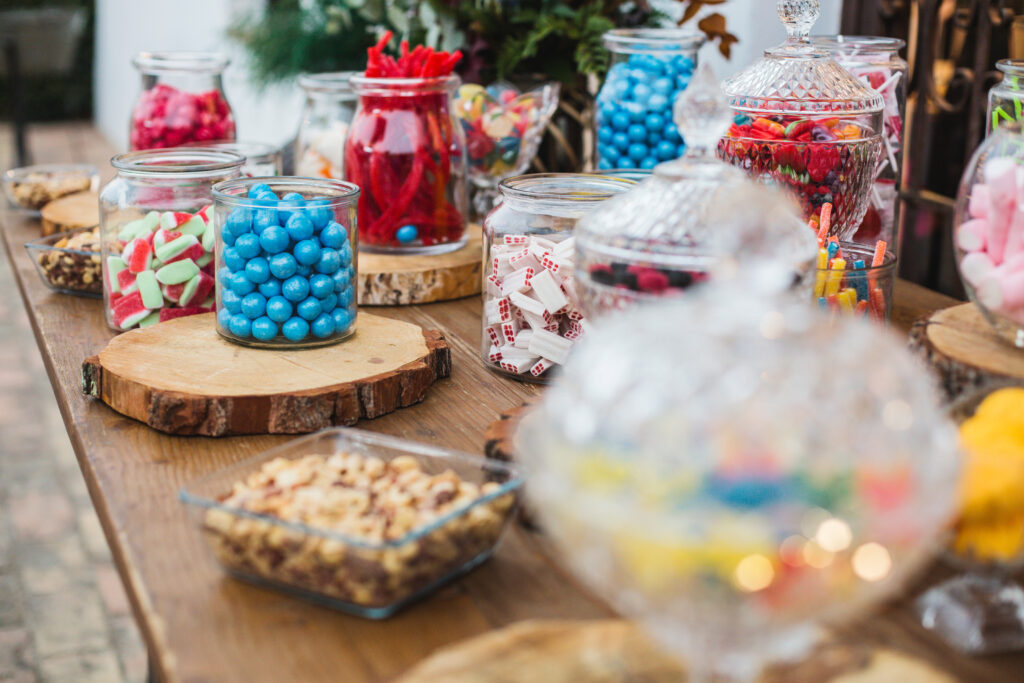 candy jar table