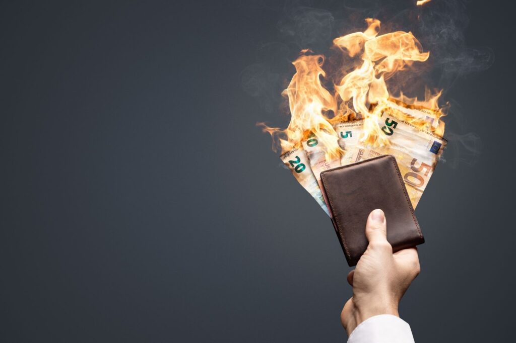 money fire wallet