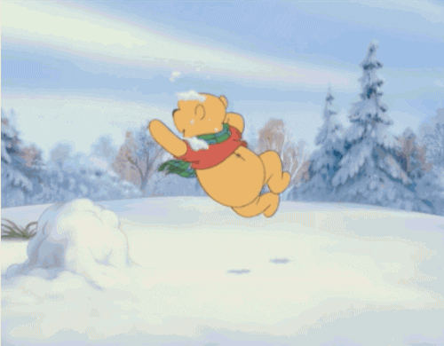 winnie pooh snow