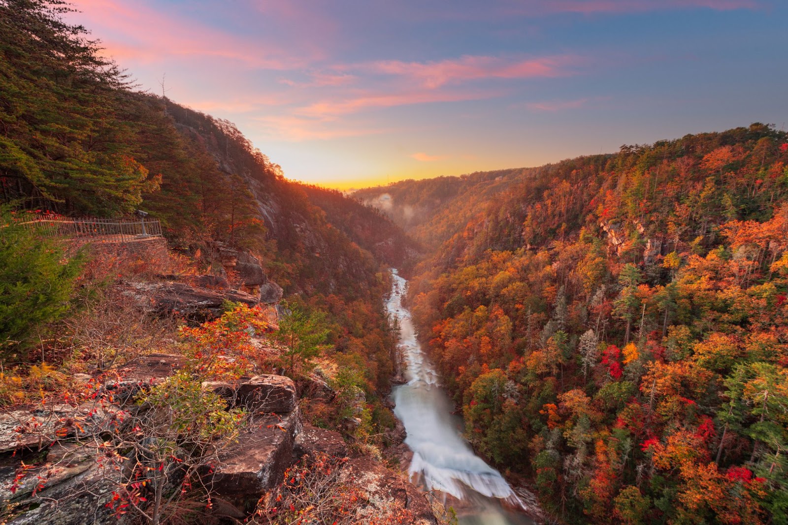 smoky mountain waterfall