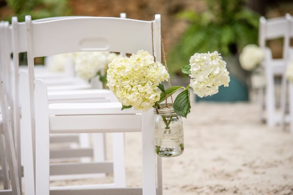 flower jar chair